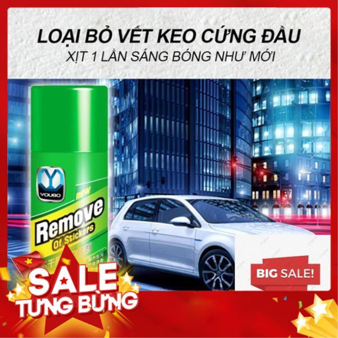 Bình dung dịch chai xịt tẩy keo dán băng dính đa năng Sticker Remover rửa sạch vết KEO 3m decal nhựa đường