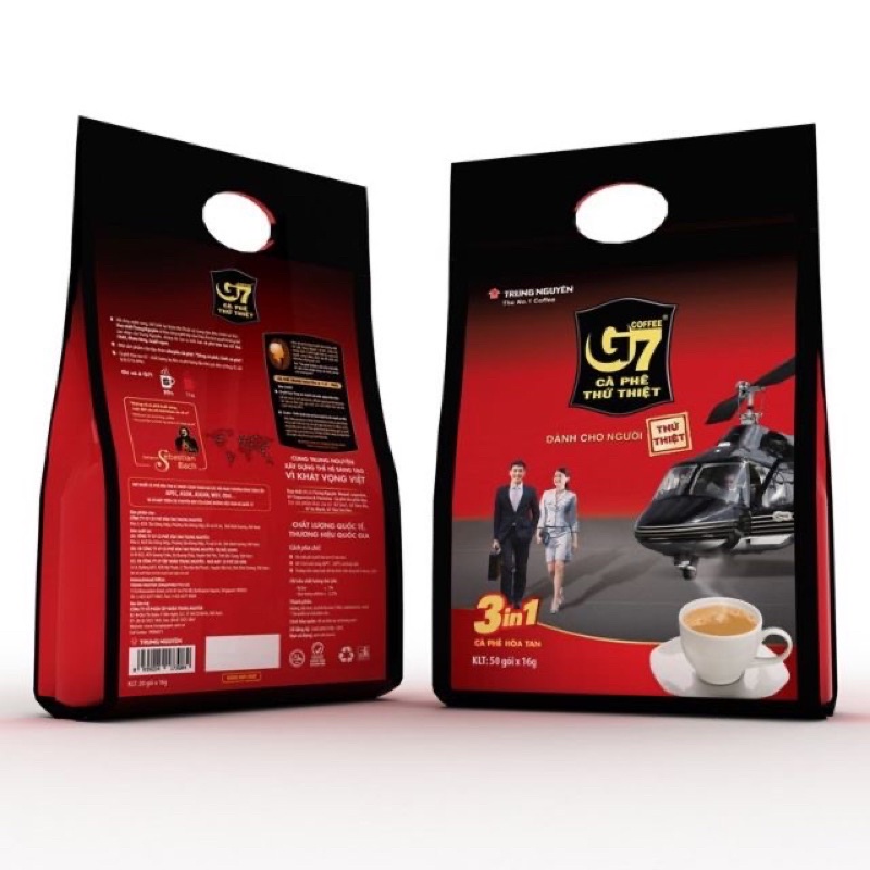 Bịch Cafe G7 3in1 loại 50 gói x 16g