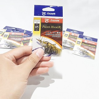 Lưỡi câu tôm hồ dịch vụ, tôm càng xanh siêu bén Pioneer size 5