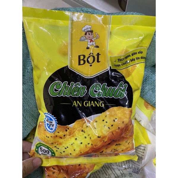 Bột chiên bánh chuối trộn sẵn đóng gói 500g