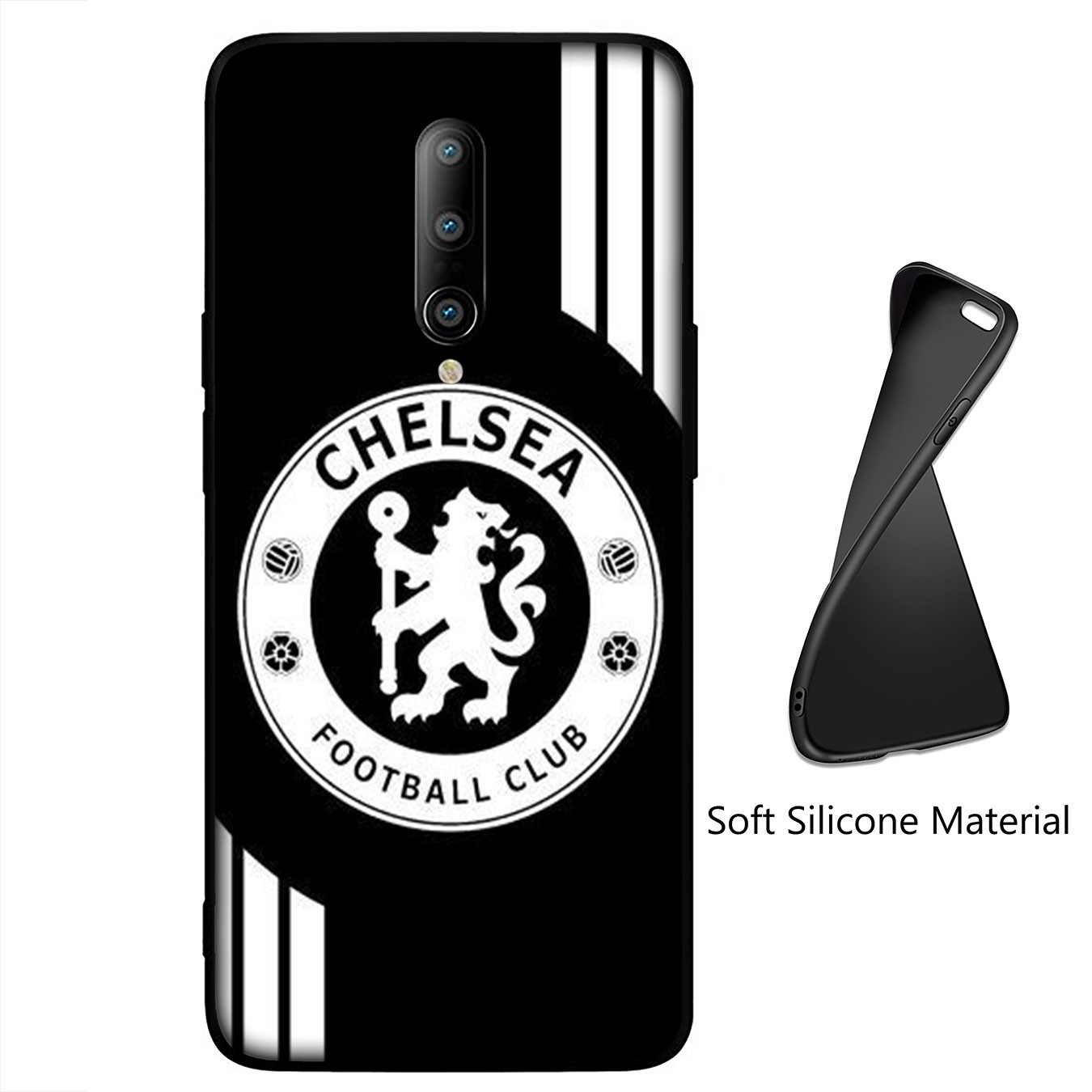 CHELSEA Ốp Lưng Silicone Mềm In Hình Đội Bóng Cho Oppo A12 A92 A83 A77 A72 A52 A37 A39 A57 A59 Neo 9 A12E F3 F1S R9S A1K A1