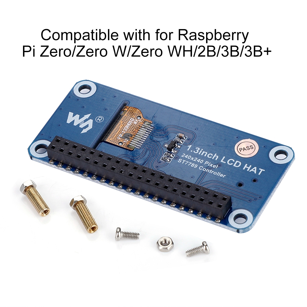 Màn Hình Oled Pi Raspberry For 3-inch Lcd 1 Display Ips Hat 3b + / 3b / Zero W