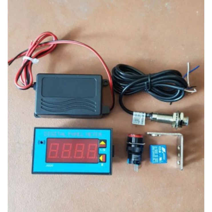 Bộ đếm số vòng có tiến - lùi - tự ngắt - cài đặt số vòng