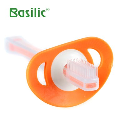 Bàn chải đánh răng silicon Basilic an toàn cho bé