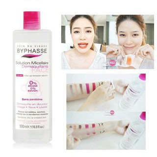 Nước Tẩy Trang Byphasse Solution Micerallaire Face chai 500 ml