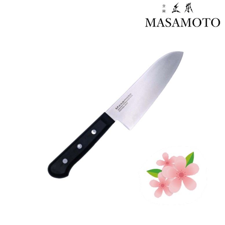 Dao xuất Nhật Masamoto siêu sắc đa năng Santoku165 MK101 hàng chính hãng