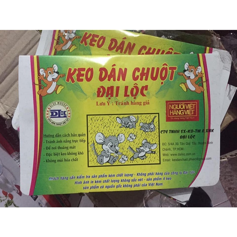 Keo dính chuột siêu dính ( 1 bọc 2 miếng)