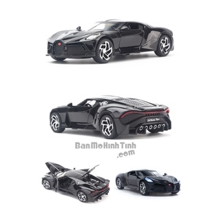 Xe mô hình Bugatti Chiron, Divo, La Voiture Noire 1:32