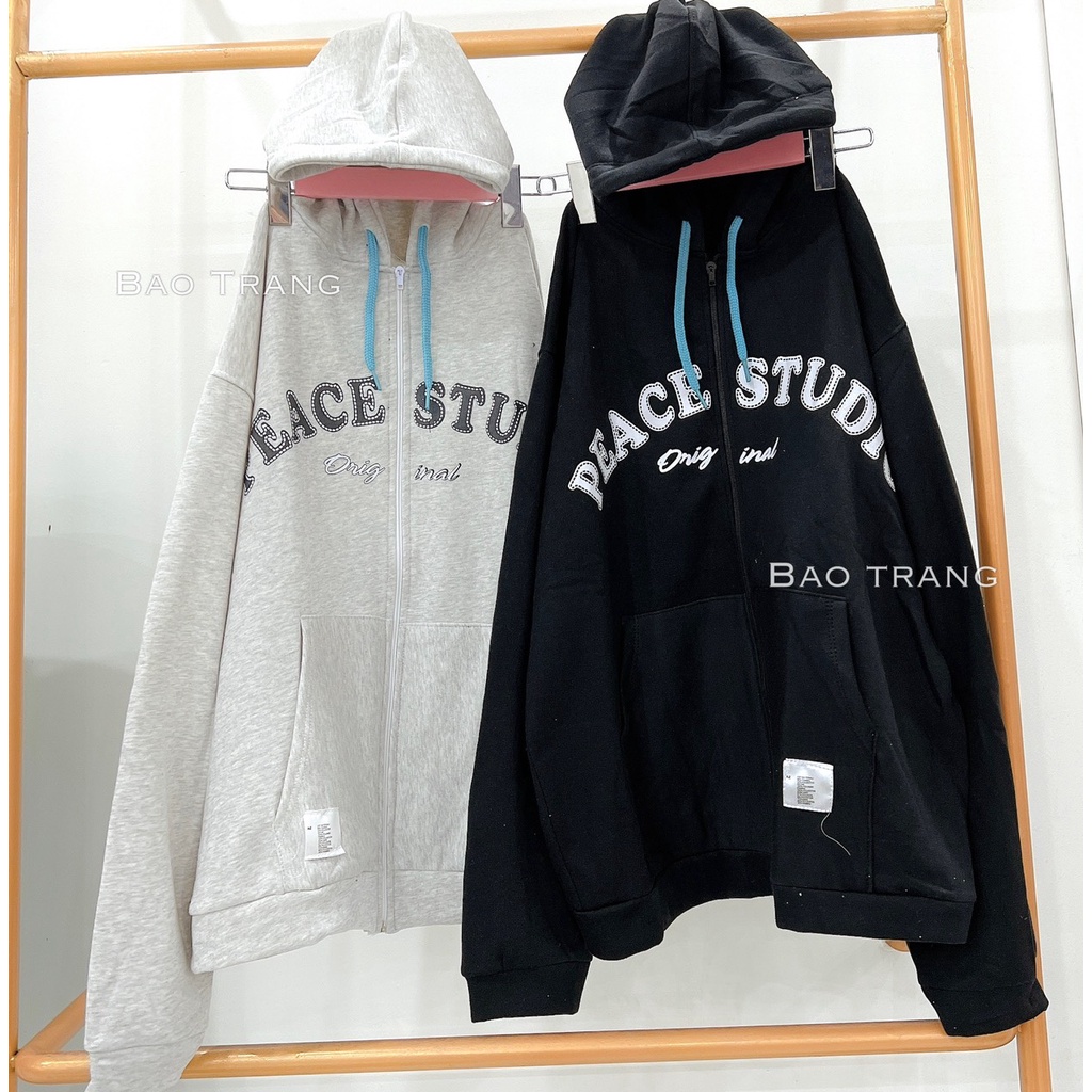 &lt;FREESHIP&gt; ÁO KHOÁC HOODIE NAM NỮ ACE UNISEX FORM RỘNG CHẤT NỈ NGOẠI DÀY DẶN CỰC ĐẸP CỰC NGẦU