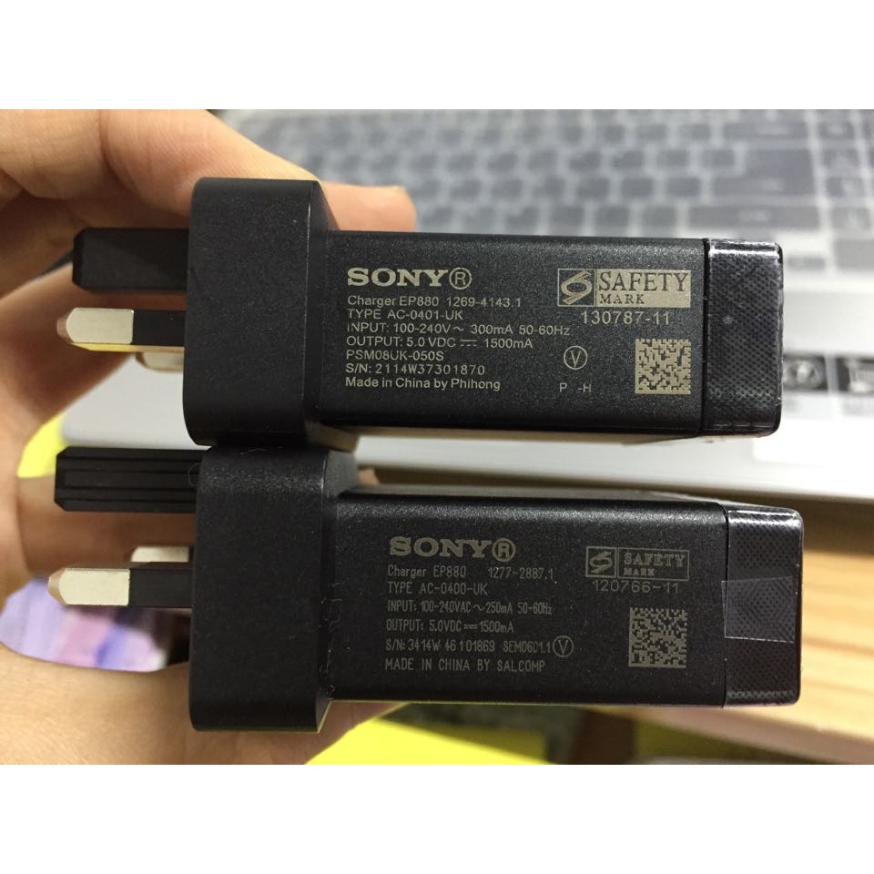 Củ sạc SONY EP880 3 chân