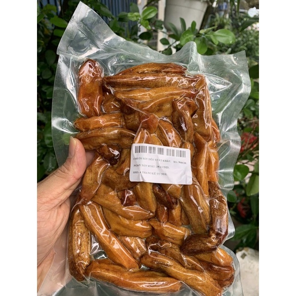 Bịch 500g Chuối Sấy Dẻo Nguyên Trái Xuấ Khẩu _Hàng Loại 1 Siêu Ngon