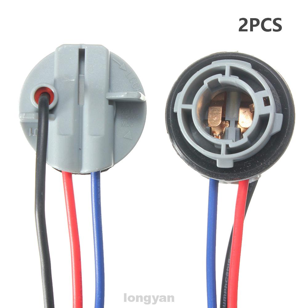 Set 2 đầu nối bóng đèn phanh xe hơi thay thế thông dụng dễ sử dụng
