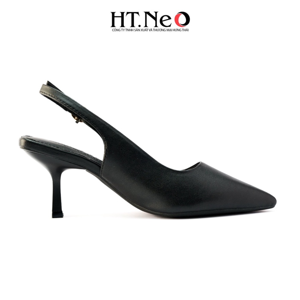Giày cao gót quai hậu nữ HT.NEO Thiết kế hiện đại cao gót nhỏ 7cm quai sau mũi nhọn trẻ trung cá tính SDN109