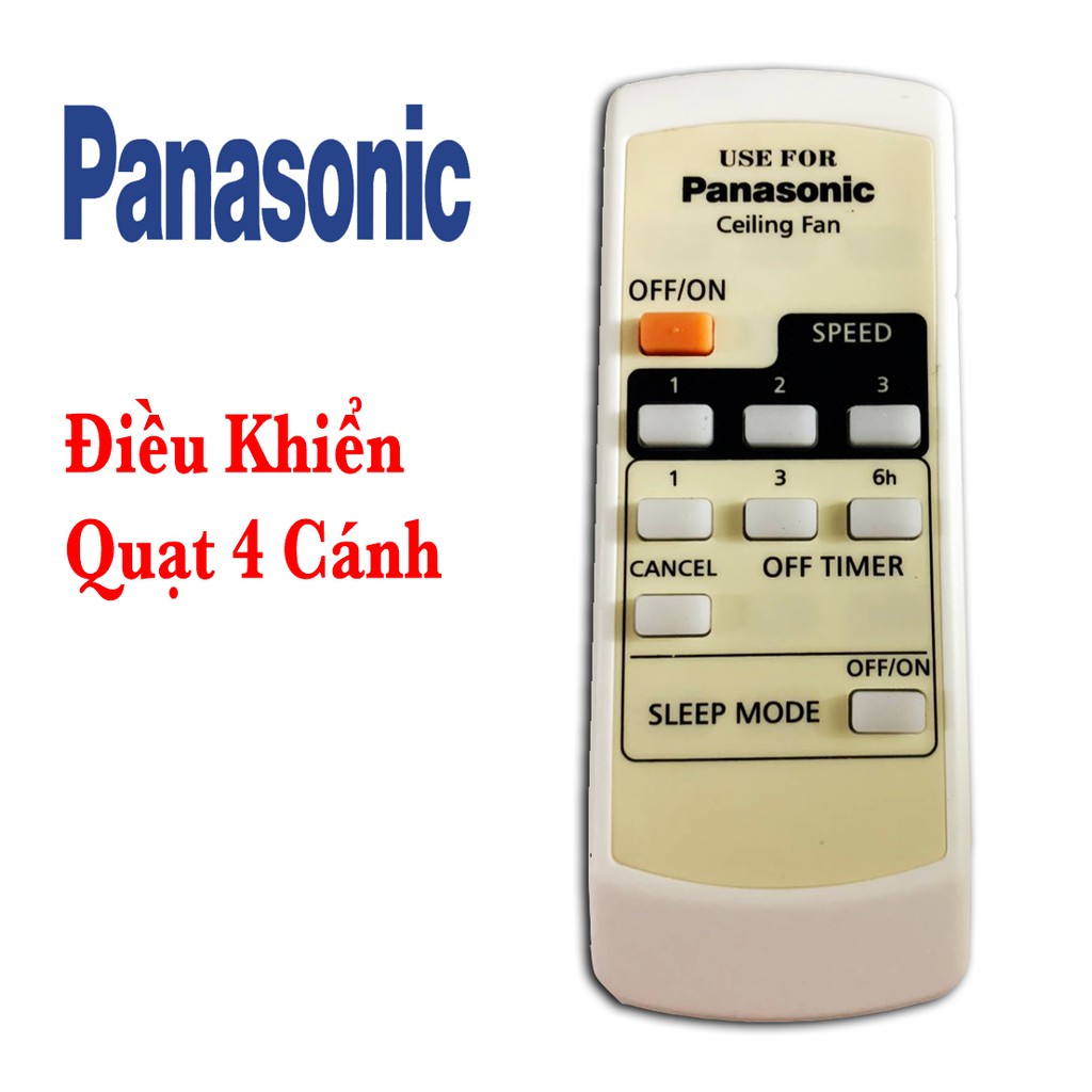 Điều khiển quạt Panasonic 4 cánh đa năng Loại Đẹp