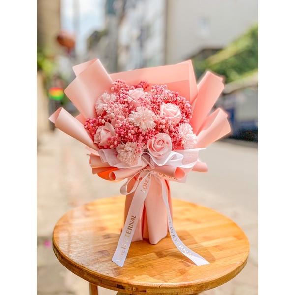 Bó hoa sáp Mix bibi🌹 thơm vĩnh cửu 💟 Phong cách Hàn Quốc 💟
