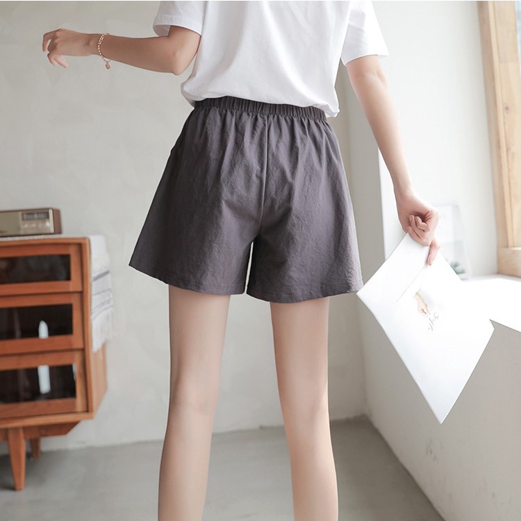 Quần đùi đũi nữ ,quần short buộc nơ chất đẹp cao cấp siêu mát , nhẹ nhàng, thấm hút mồ hôi tốt Her Vibe