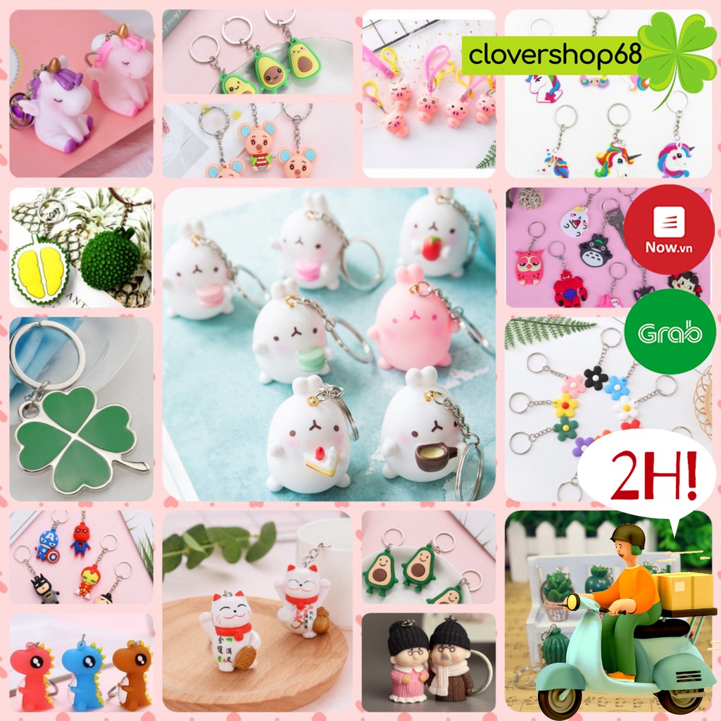 [TỔNG HỢP] Móc Khóa Siêu Đáng Yêu HOT Nhất  Clovershop68