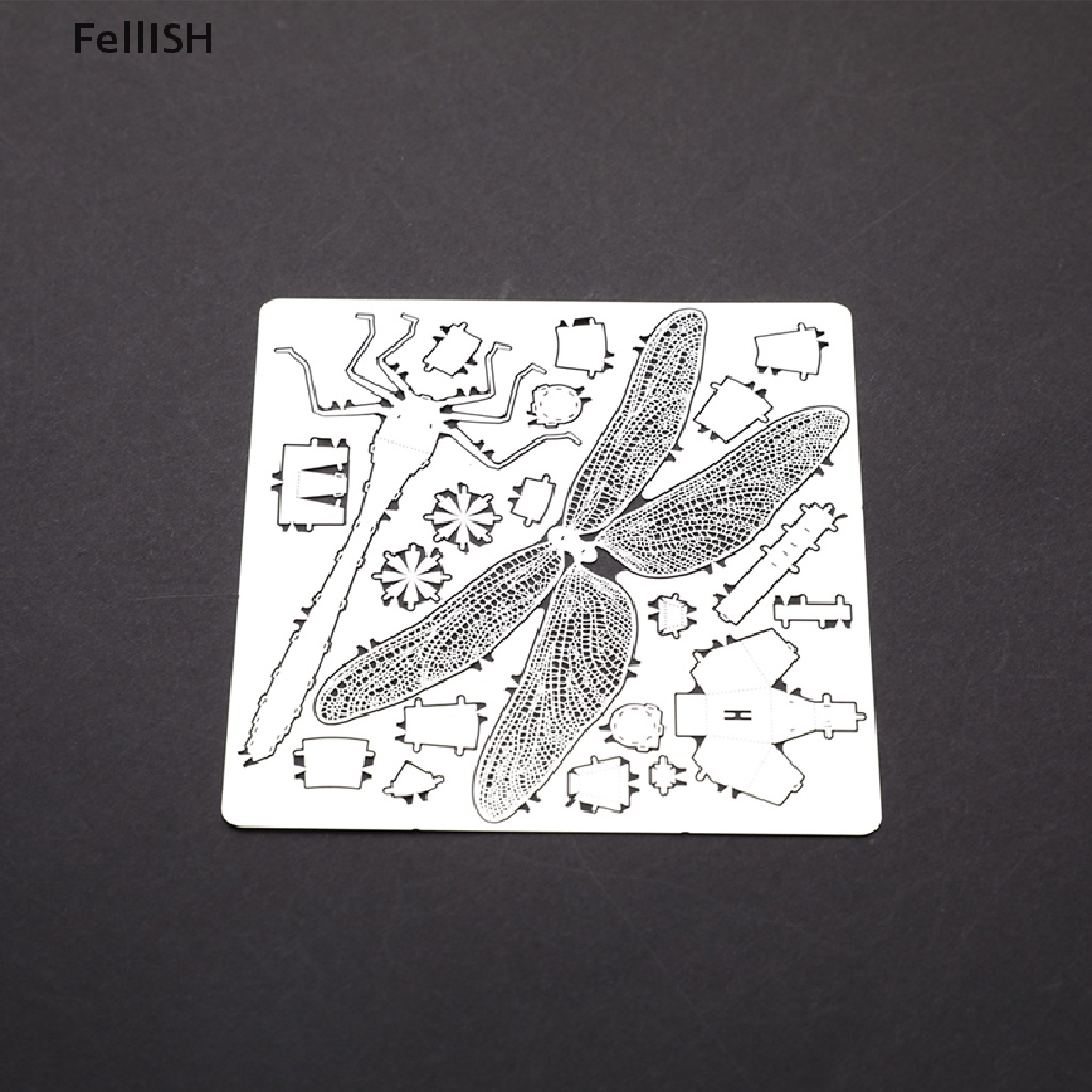 Đồ Chơi Lắp Ráp Hình Côn Trùng 3D Bằng Kim Loại Thủ Công DIY 439br