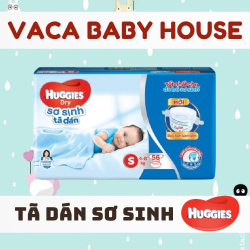 TÃ DÁN SƠ SINH HUGGIES DRY S56