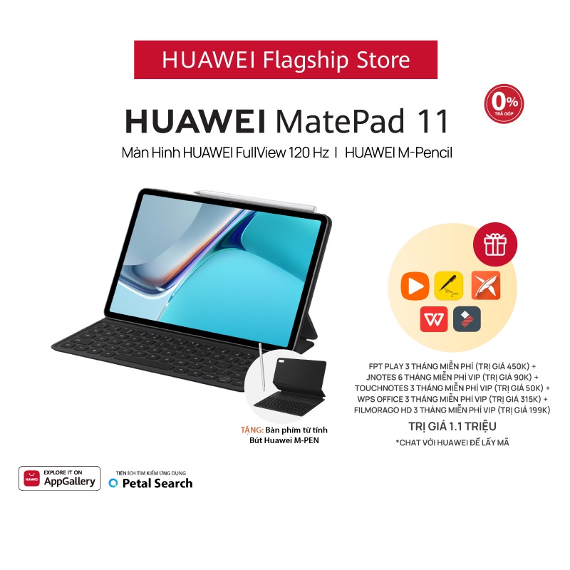 Máy Tính Bảng Huawei MatePad 11 | Màn Hình FullView 120 Hz | HUAWEI M-Pencil