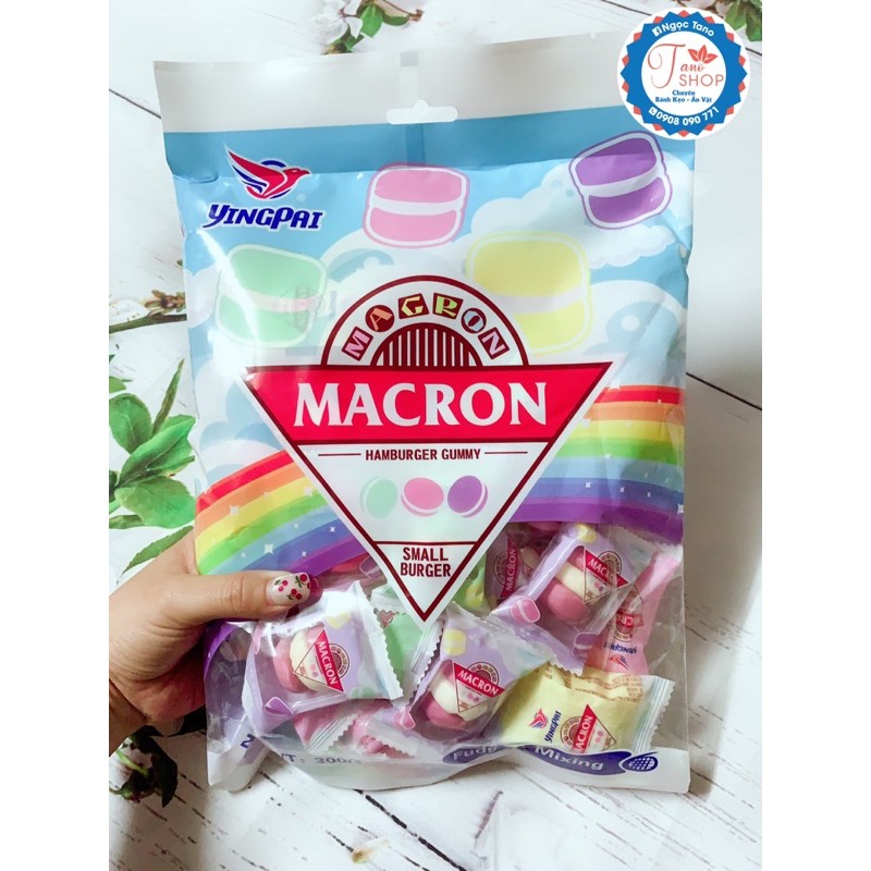 Kẹo dẻo Hamburger/ Sanwich/ ốc quế/ Macaron - Gói 300gr