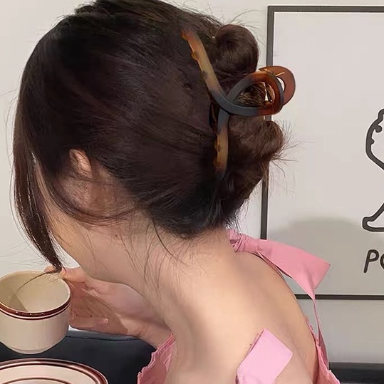 Kẹp Tóc Cỡ Lớn Thời Trang Mùa Hè Hàn Quốc Cho Nữ