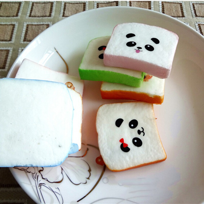 Móc Khoá Squishy Dẻo Hình Gấu Panda Dễ Thương