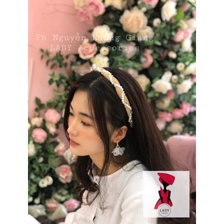 [BẢO HÀNH ĐÁ] bờm tóc cài tóc xước đá ngọc nữ