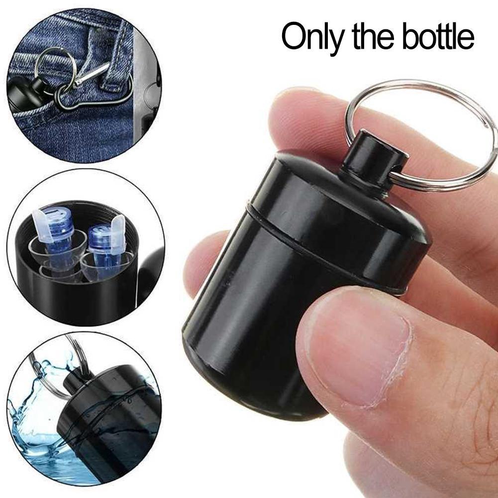 Mới Hộp Đựng Thuốc Mini Bằng Kim Loại Chống Thấm Nước F2R9