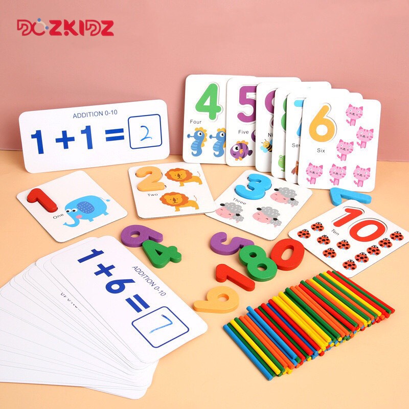 [Mã INCU20 giảm 20K đơn 150K] Đồ chơi giáo dục - Bộ học cụ toán 151 chi tiết - DOZKIDZ