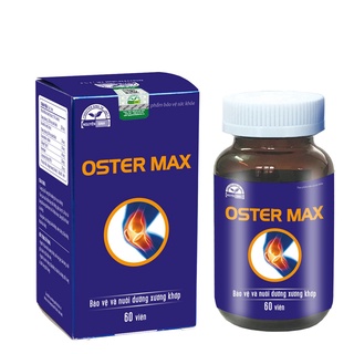 Xương khớp OSTER MAX, giảm đau, viêm sưng xương khớp, nhức mỏi vai gáy. Hộp 60 viên.
