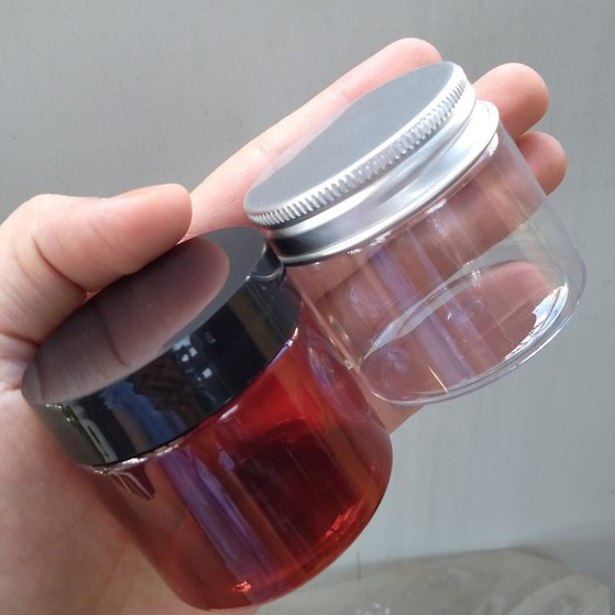 Hũ nhựa PET có lót thân trong nắp đủ màu 50g - hủ chiết mỹ phẩm, đựng kem, phụ kiện du lịch.