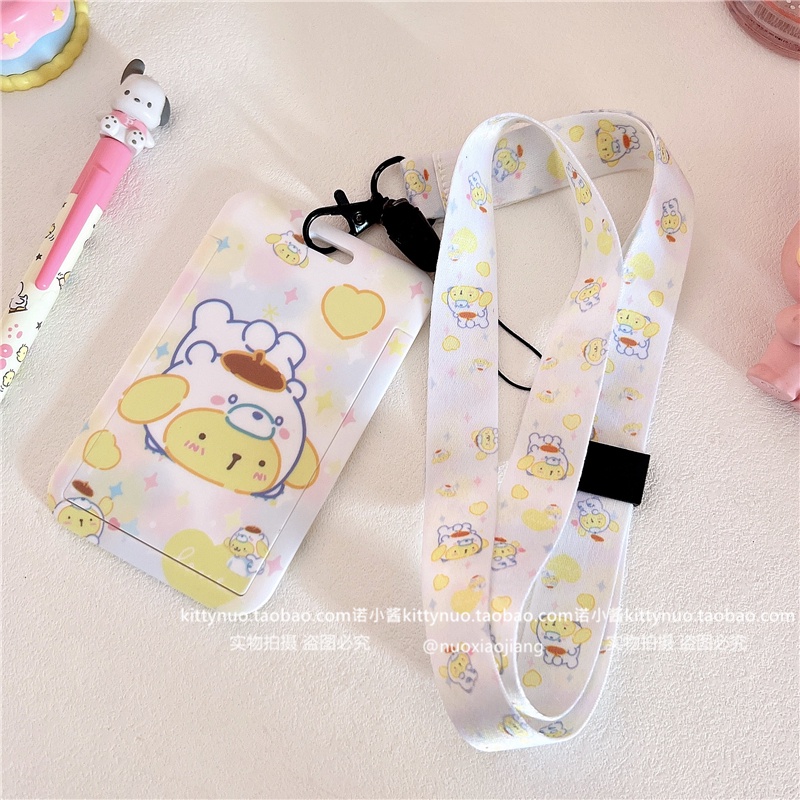 Ví Đựng Thẻ Id / Thẻ Id / Dây Đeo Cổ Họa Tiết Hoạt Hình Kuromi Sanrio Hello Kitty Dễ Thương