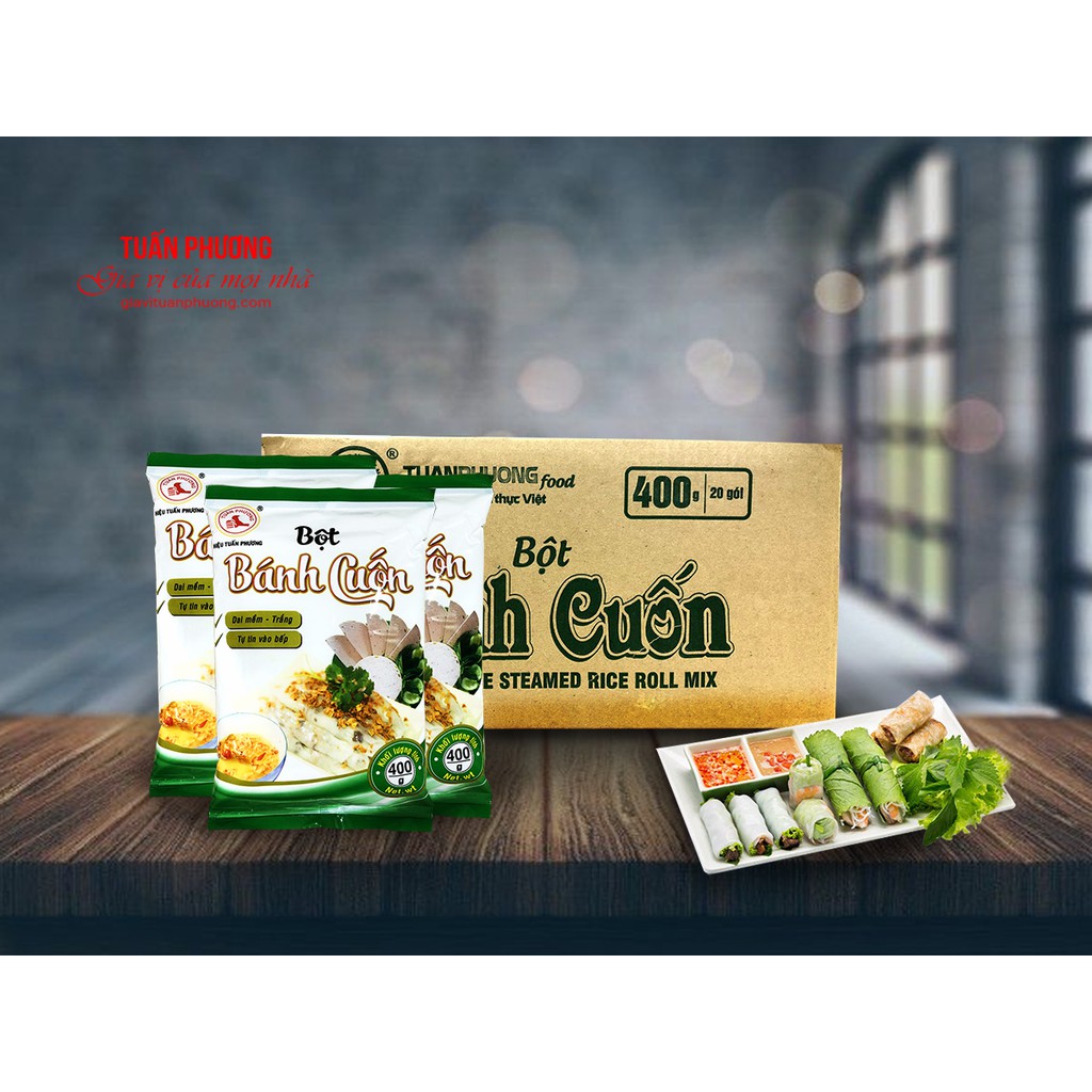 Bột Bánh Cuốn Tuấn Phương 400 Gam ( Gói )