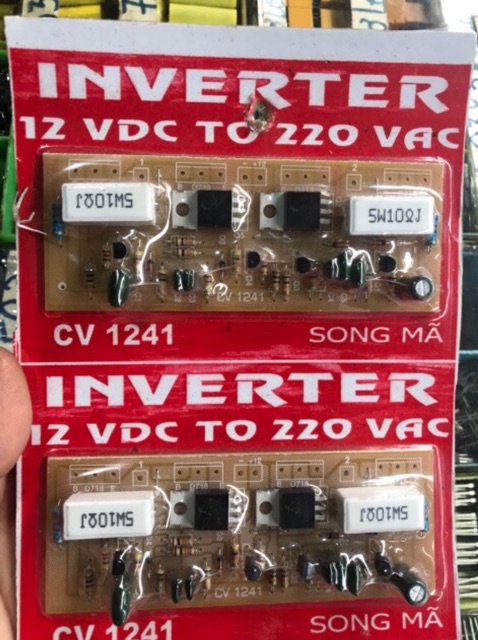 Mạch inverter chuyển điện từ 12v DC lên 220v AC