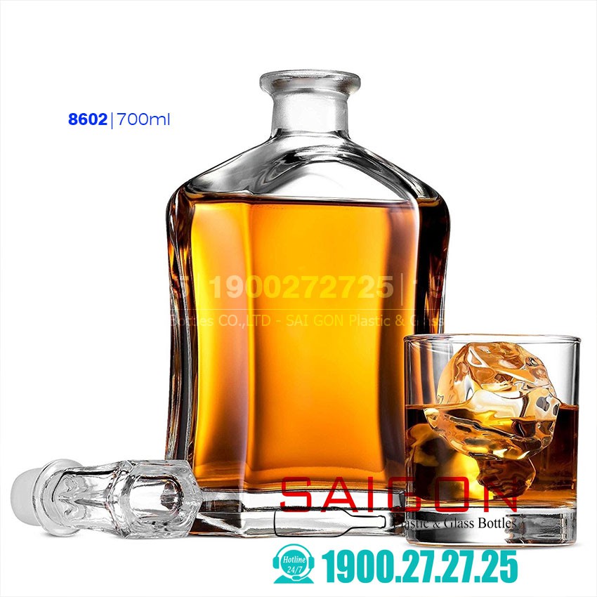 Bình Thủy Tinh Italia Bormioli Capitol 700ml  | Thủy Tinh Cao Cấp , Nhập Khẩu Italia