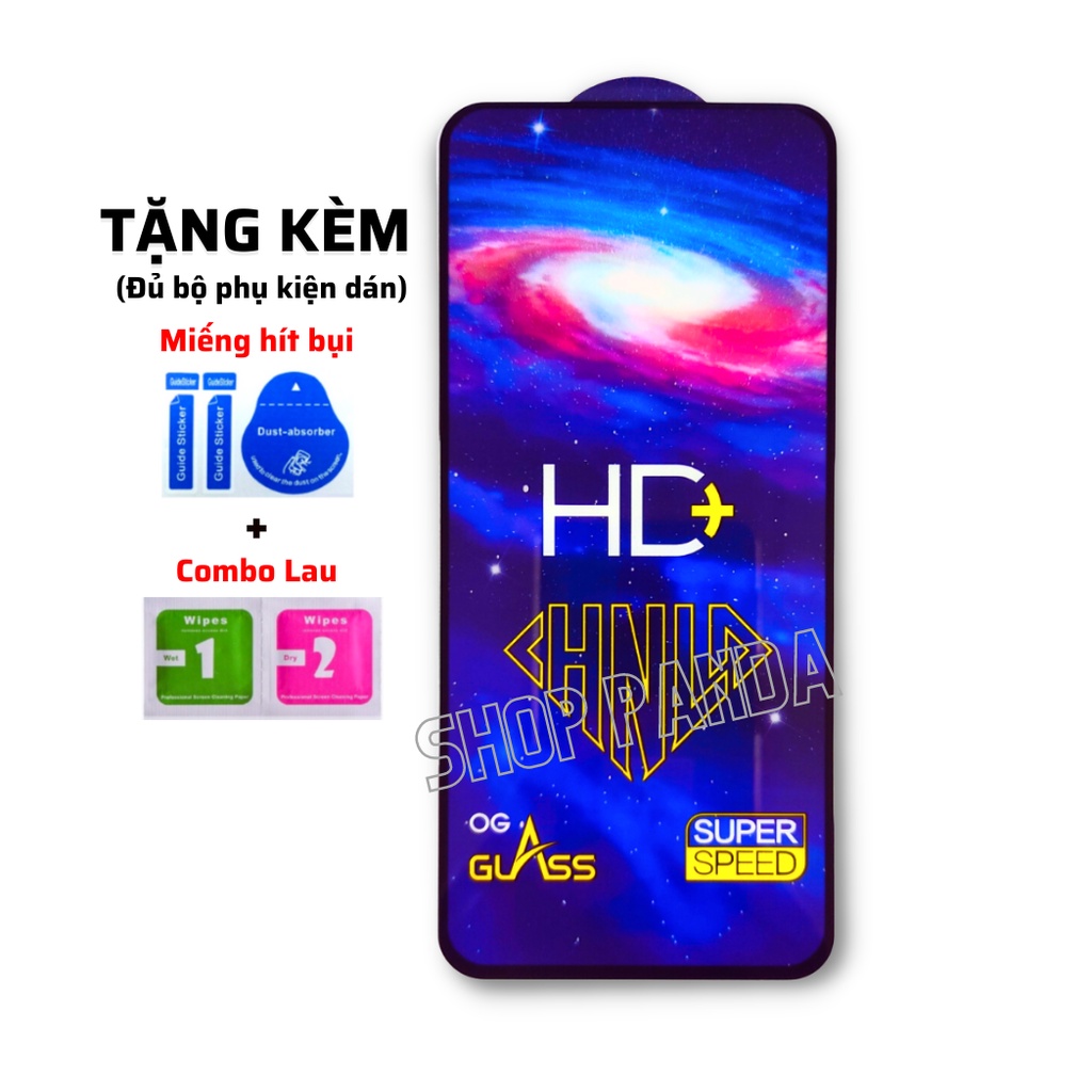 Kính Cường Lực Realme 8/ 8 Pro [5G] - Full màn hình và trong suốt - Phủ NaNo 100% - Độ trong suốt cao HD+