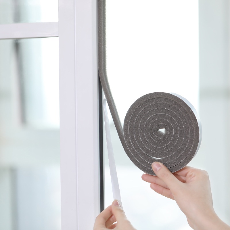Nẹp xốp 2m/4m cách âm chống gió chống bụi thích hợp cửa ra vào