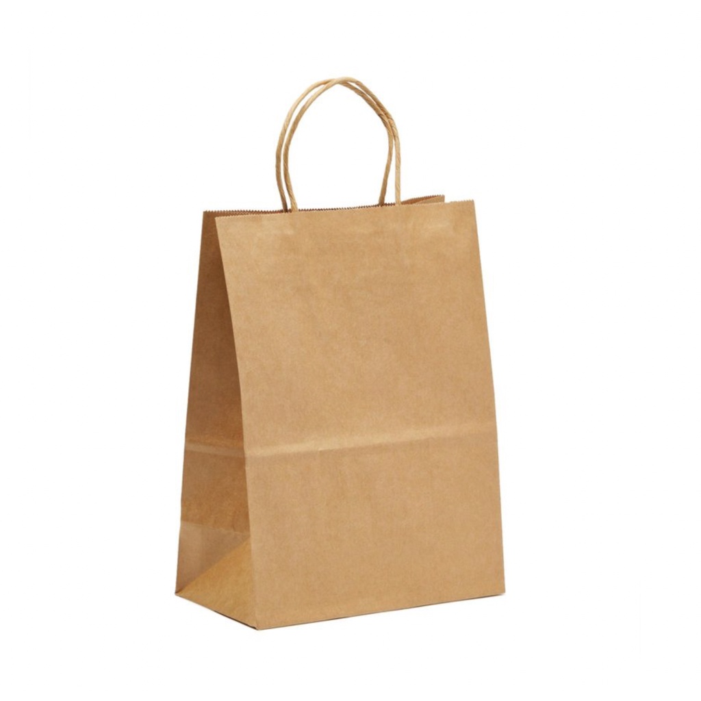 MB - Túi Giấy kraft - Túi Giấy Xi Măng Có Quai Giấy Dày Định Lượng 100gsm - 120gsm