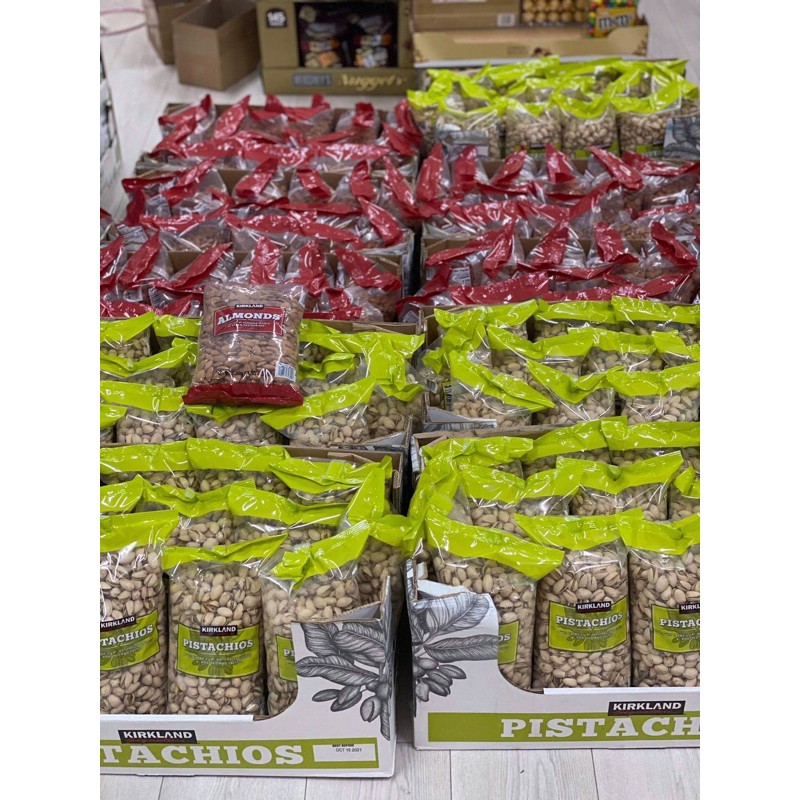 Hạt dẻ cười Pistachios Kirkland bịch 1.36kg hàng mỹ