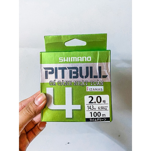 CƯỚC DÙ CÂU CÁ SHIMANO PE PITBULL X4 (HÀNG CHÍNH HÃNG)