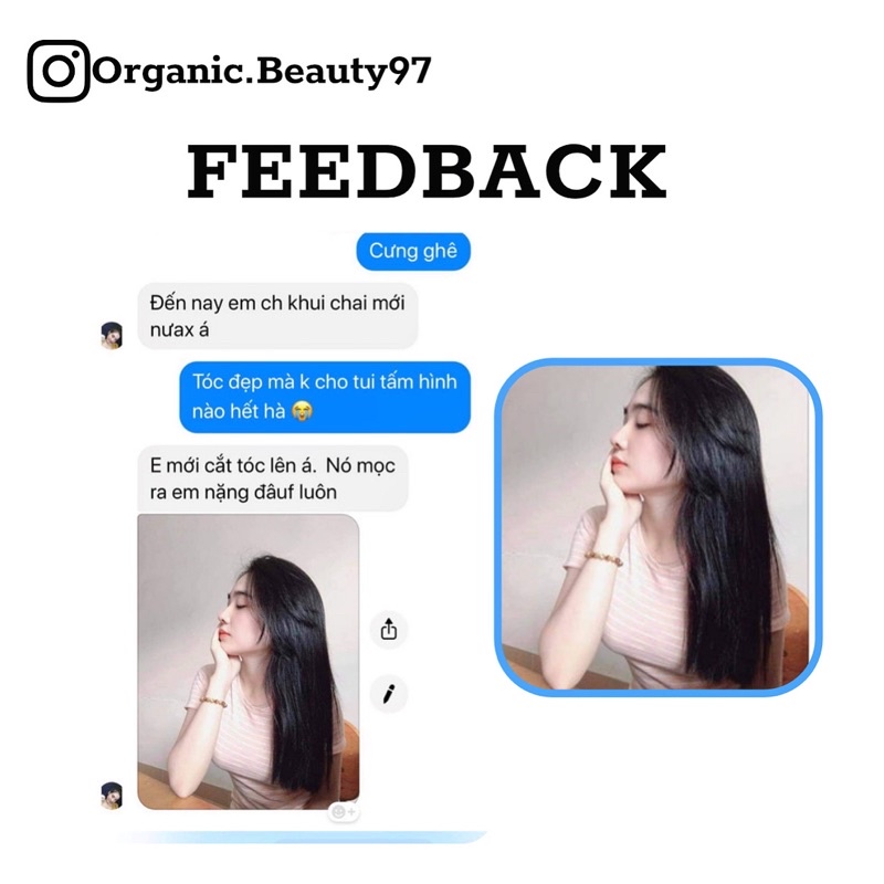 TINH DẦU BƯỞI ORGANIC SIZE 50ML SIÊU KÍCH MỌC TÓC