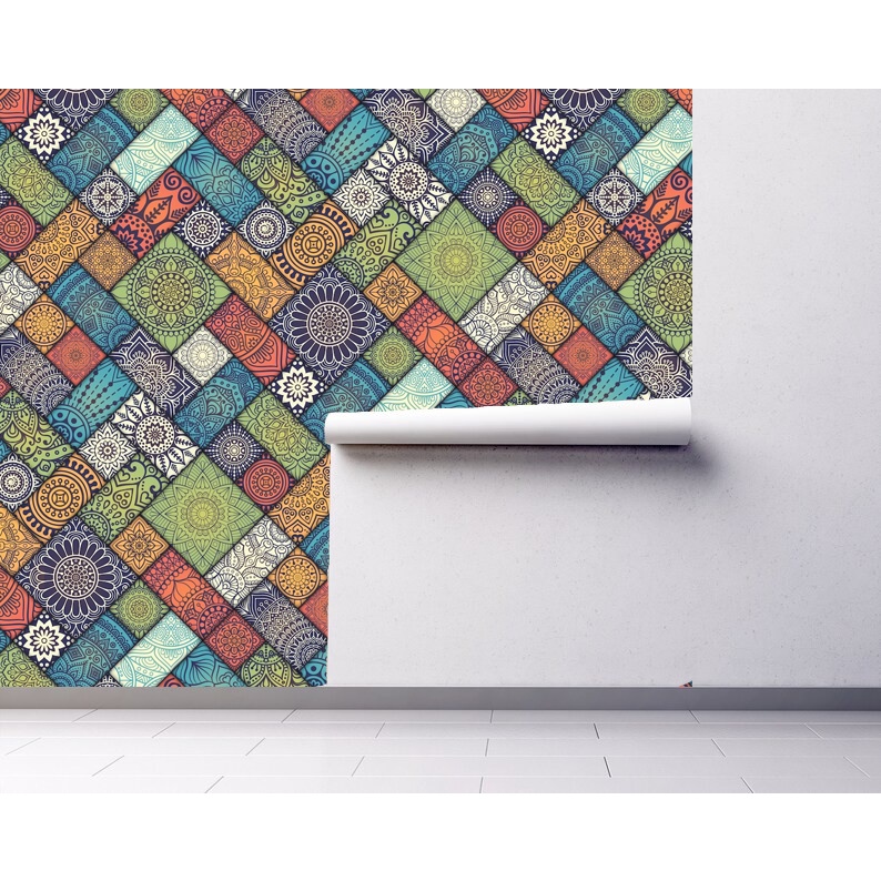 Decal 5m thổ cẩm dán tường, dán bếp, trang trí nhà cửa - HN Decor