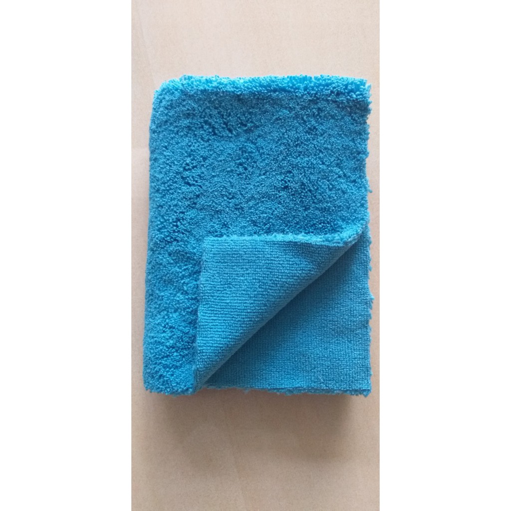 1 Khăn lau siêu sợi không viền, không xù lông - Microfiber Edgeless 40cm x 40cm