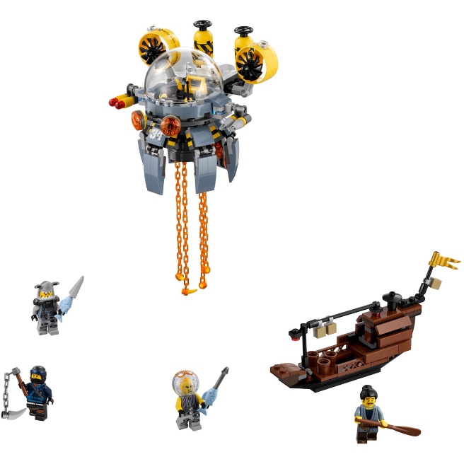 Lego Ninjago 70610 - Flying Jelly Sub - Bộ xếp hình Lego Tàu ngầm bay