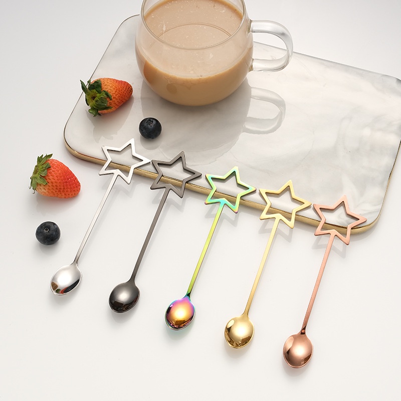 Muỗng Cà Phê Bằng Thép Không Gỉ 304 Phong Cách Nhật Bản