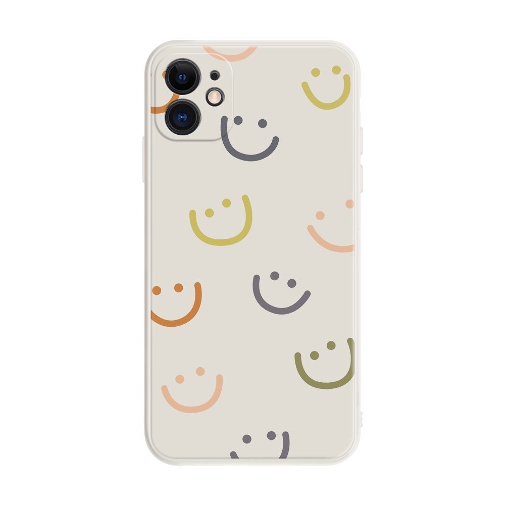 Ốp Điện Thoại Họa Tiết Mặt Cười Phong Cách Graffiti Cho Samsung Galaxy A7 2018 A50 A30S A50S A30 A20 M10S A10S M01S