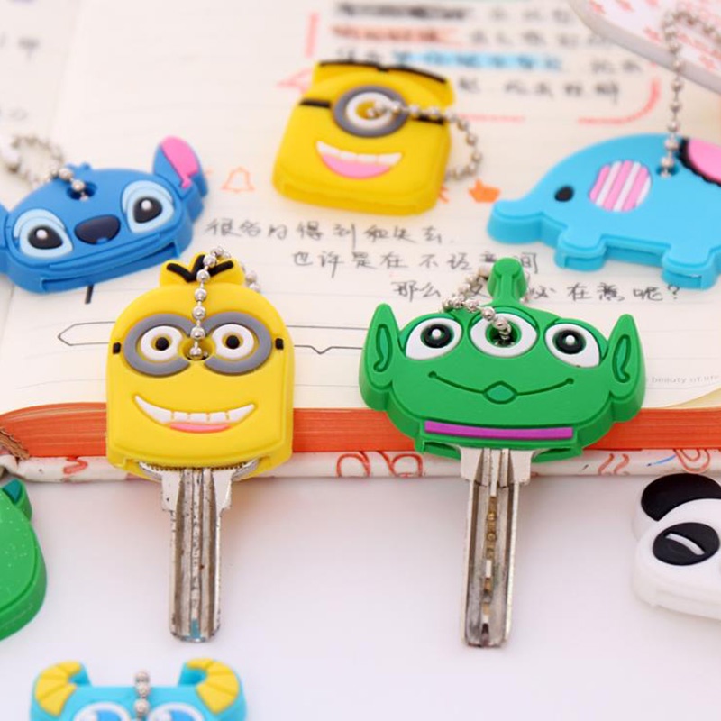 Vỏ Bọc Chìa Khóa Bằng Silicon Họa Tiết Hoạt Hình Dễ Thương Thời Trang 2020 Cho Nam Và Nữ