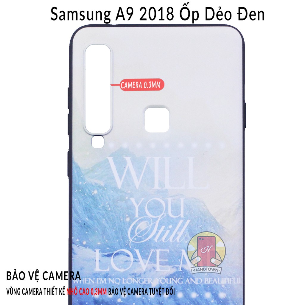 Ốp lưng Samsung Galaxy A9s A9 2018 dẻo đen in hình Phần B