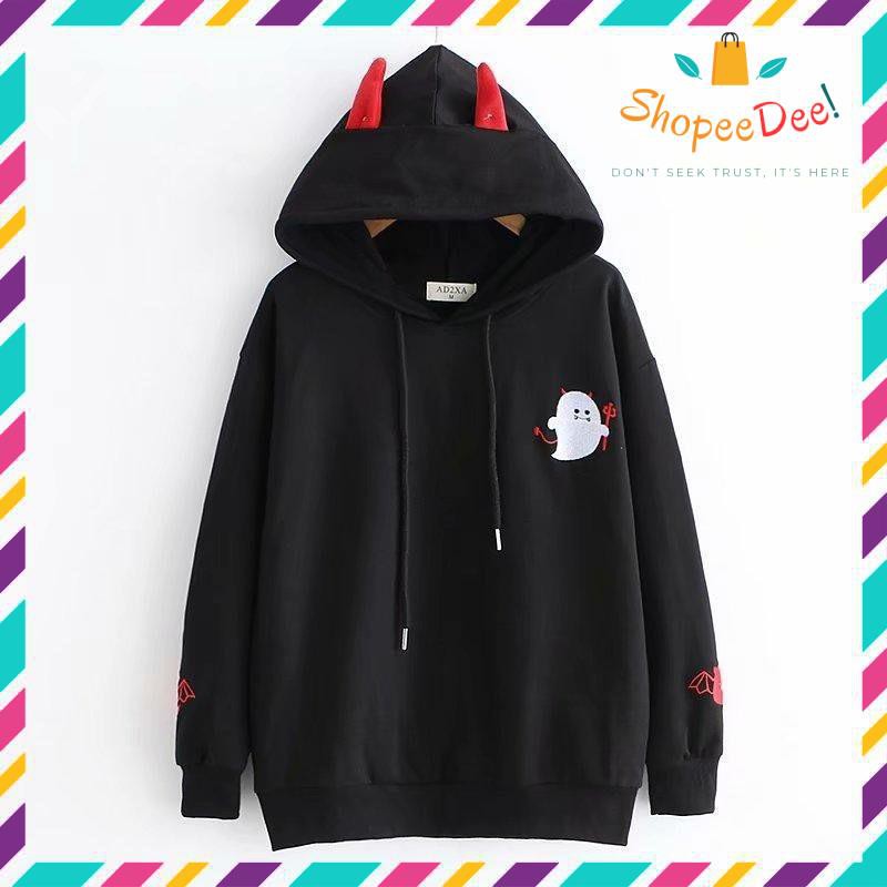 Áo khoác nỉ Hoodie KN19 in hình quỷ dơi cute | BigBuy360 - bigbuy360.vn